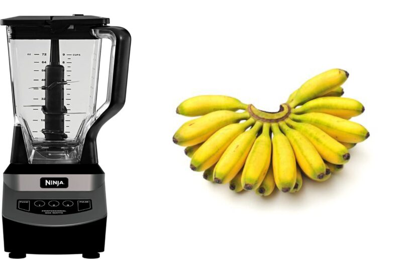 Does blending a banana make it unhealthy?