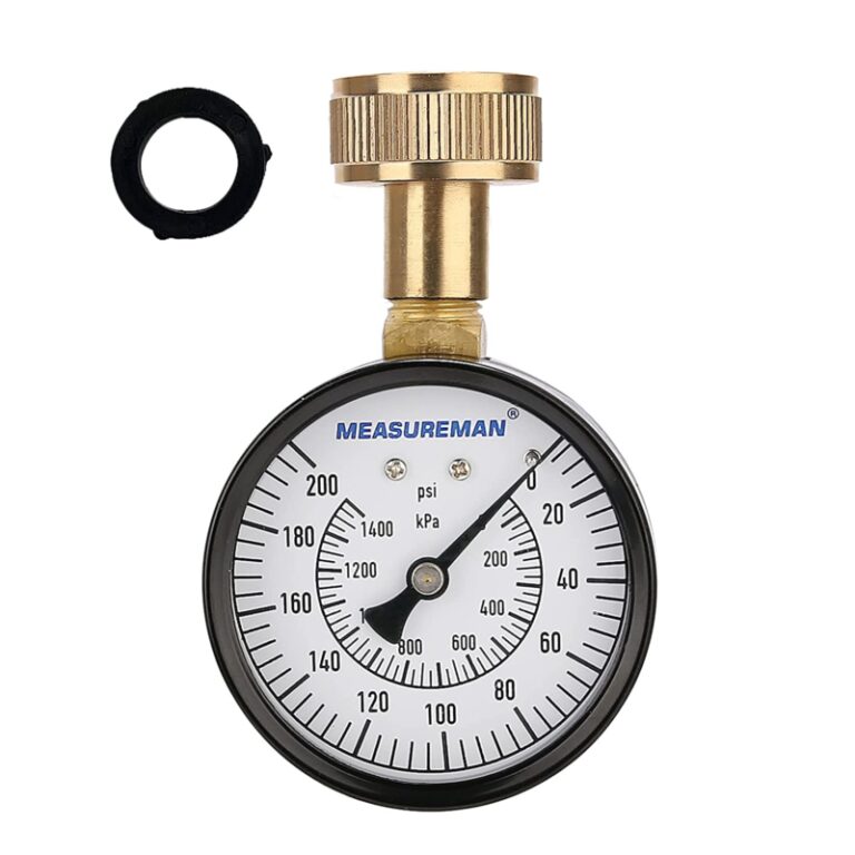 How to check water pressure without a gauge?