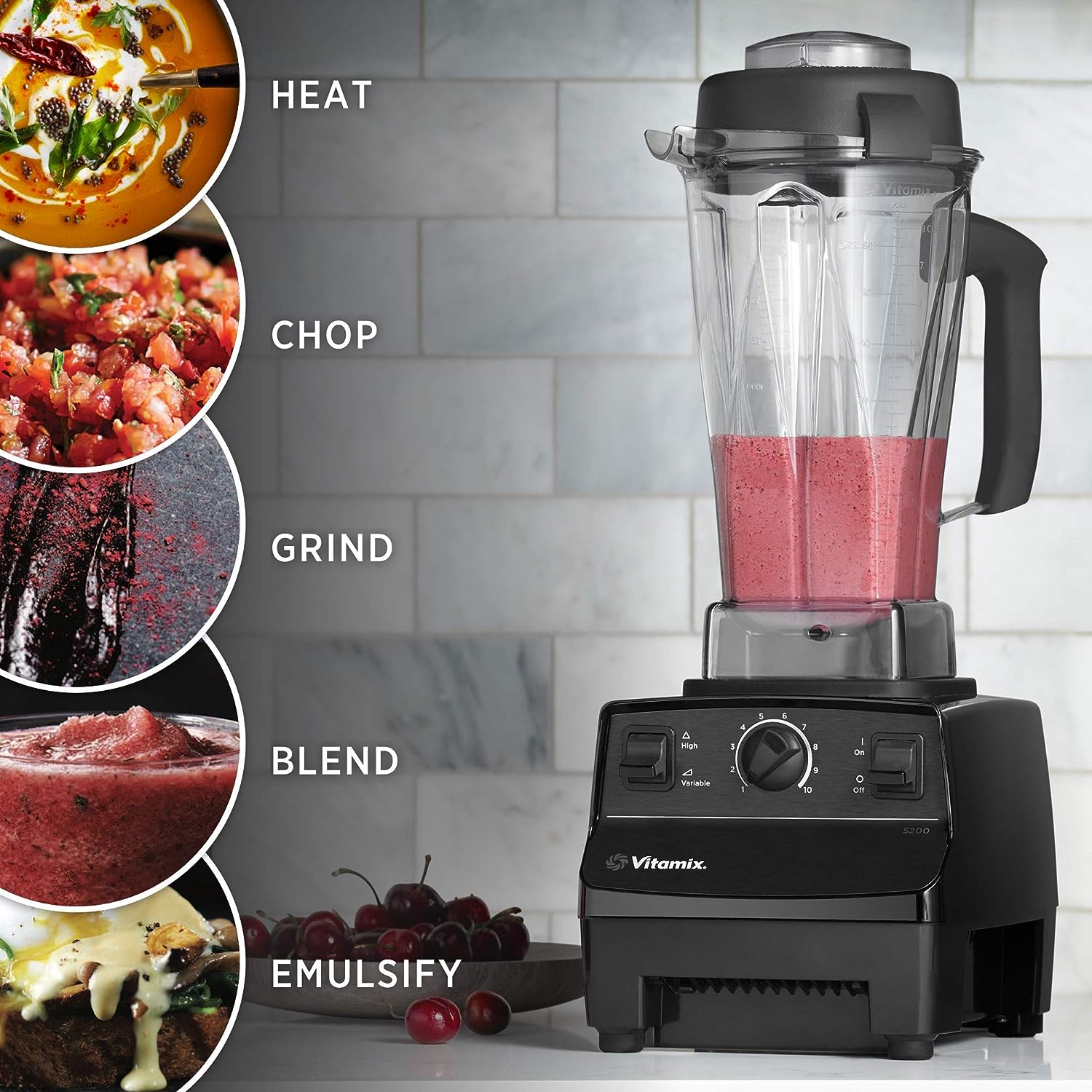 Vitamix e520 vs 5200